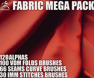 Fabric Mega Pack (Alphas, Folds, Seams, Stitches)