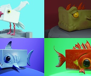 Stylized Creatures PACK Low-poly