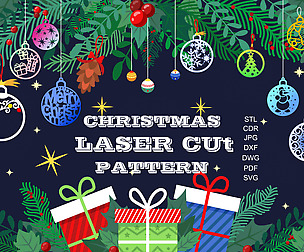 20Christmas Decorative 3D print vol 01