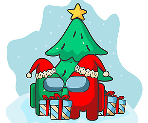 among us christmas