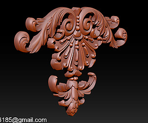 3D STL Models CNC Router - Carved decor