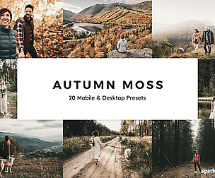 20 Autumn Moss Lightroom Presets and LUTs