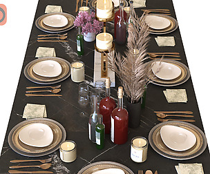 dining table setting 003