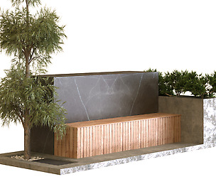 plants tree set 020 (bench)