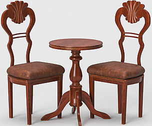 Antique chair table