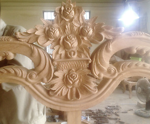 Bed 3D relief models STL Files used for CNC Router