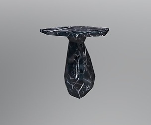 Ginger and Jagger Rock Side Table Low-poly