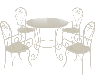 Table and chairs set