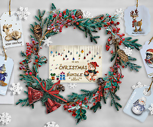 Christmas Vector Bundle