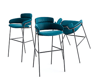 Arrmet Strike ST Fabric Stool Barstool