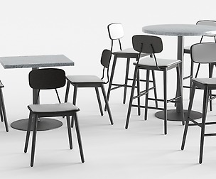 ISA International Scholar Barstool and Chair