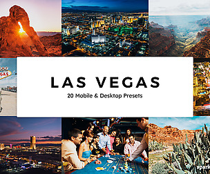 20 Las Vegas Lightroom Presets and LUTs