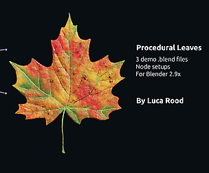 Procedural Leaves Demo .blend Files
