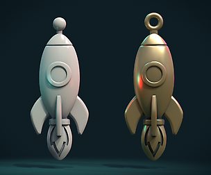 Rocket Bas-Relief