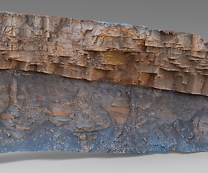 8K Cliff-Side Rock Formation 02 Low-Poly 3D model