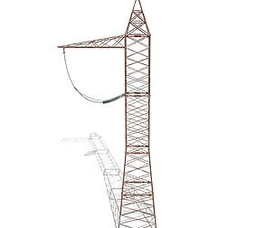 Electricity Pole 5 Weathered
