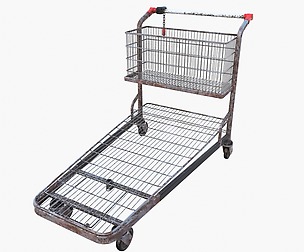 Shopping cart weathered v1