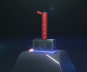 Stylized Thor Hammer