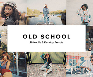 20 Old School Lightroom Presets and LUTs