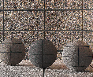 Hemase Mat 03 | Exposed Aggregate Concrete | 3 Col