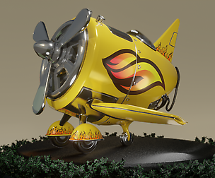Stylized Airplane PBR