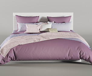Meridiani Pink Bardo Due Bed