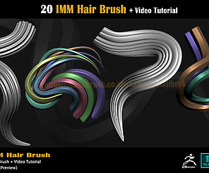 20 IMM Hair Brush + Video Tutorial