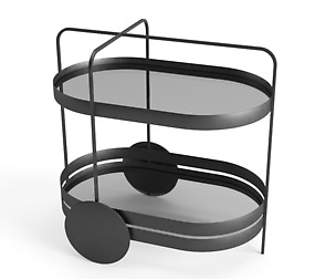 The GRACE serving trolley Bar Cart