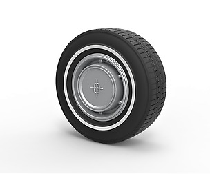Car wheel 7 Scale 1 to 10