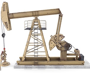 Oil Pumpjack Animated 3