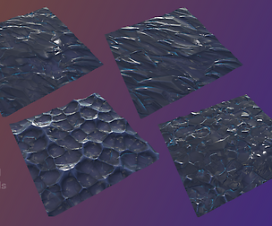 Crystal Tilling Materials x4
