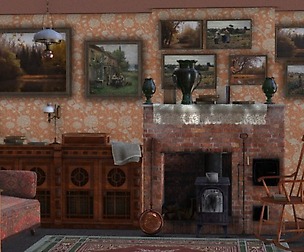 Victorian salon set