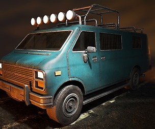 Chevrolet Van (LowPoly)
