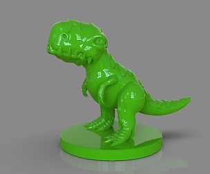 Stylized Dinosaur T Rex