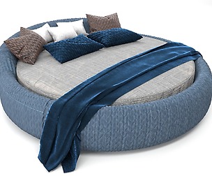 Round Bed
