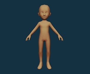 Boy Basemesh - Rigged