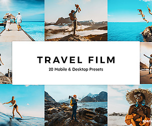 20 Travel Film Lightroom Presets and LUTs