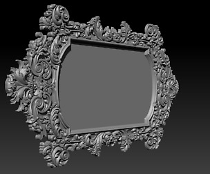 Mirror frame 3d - CNC machine - 3D CNC