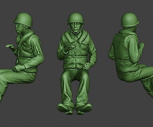 US Navy Sailor ww2 Sit USN1