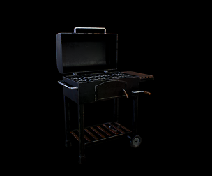 Barbeque - Gest Low-poly 3D model