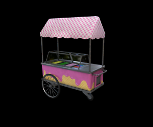 Ice cream Machine - Gest Low-poly 3D model