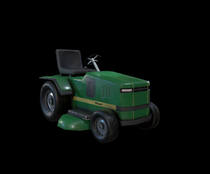 Mower Tractor - Gest Low-poly 3D model