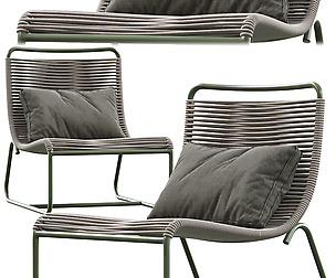 Pair Of Walter Lamb Sleigh Chairs