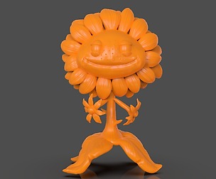Sunflower and ZBrush timelapse