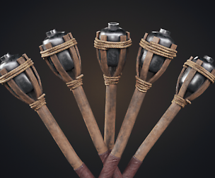 Standing Fire Torch