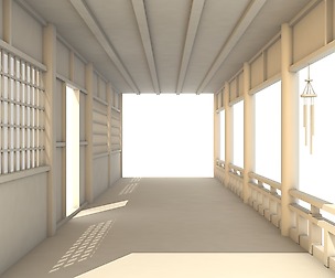 Japanese Corridor - Hallway