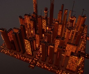 Futuristic Skyscrapers Pack
