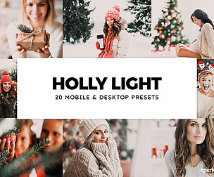 20 Holly Light Lightroom Presets and LUTs