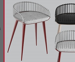 leather bar chair