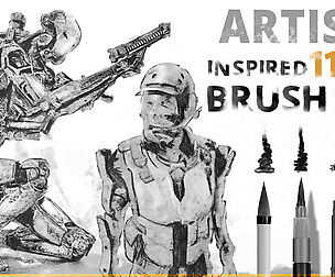Artist Inspired 110 ink Brushset